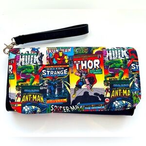 Marvel Clutch Purse with wrist strap